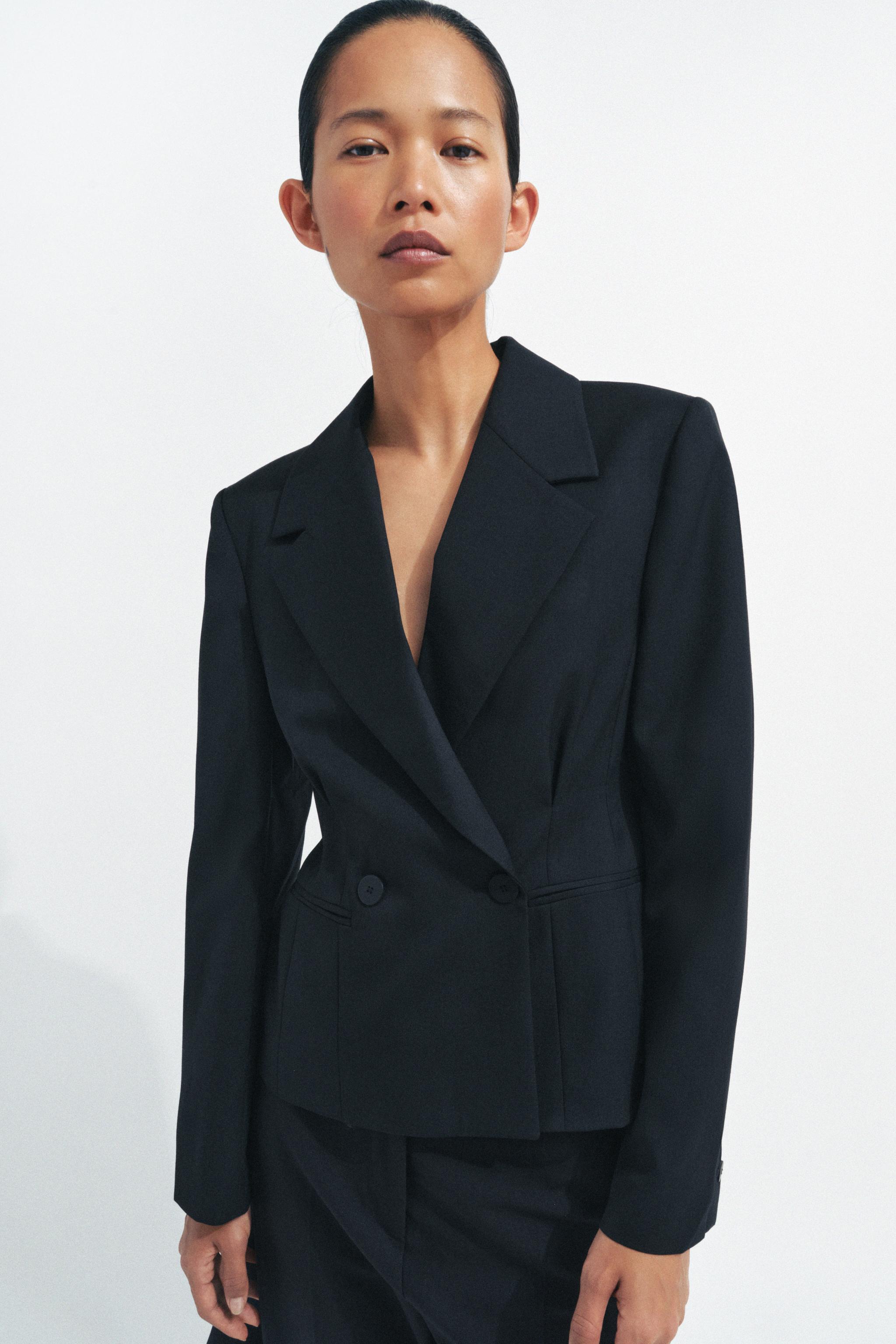 ZW COLLECTION WOOL BLEND TAILORED BLAZER